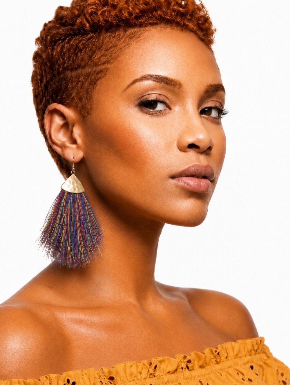 Boho Colorburst Tassel Earrings
